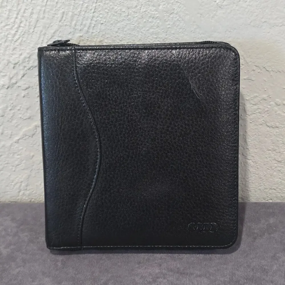 Audi Navigation CD / DVD Carrying Case Side Pocket + Holds 16 Compact Discs